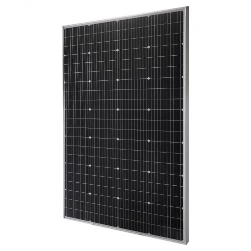 

VEVOR Modulo Solare Monocristallino da 200 W ad Alta Efficienza con Uscita MC4 Stabile e Telaio in Alluminio, Impermeabile IP65 per Applicazioni su Tetti Piani per Auto, Barche, Camper