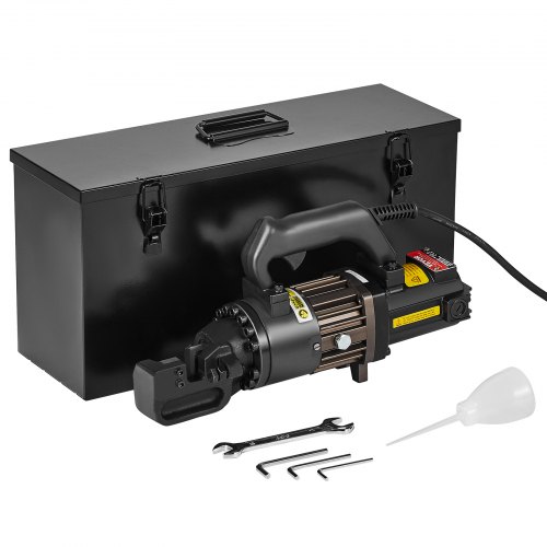 

VEVOR Taglierina Idraulica Elettrica Portatile per Barre d'Armatura Diametro di Taglio 4-20mm 1000W, Utensile da Taglio per Barre d'Armatura Taglierina in Ghisa e Alluminio con Valigetta Attrezzi