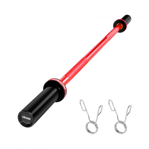 

VEVOR Bilanciere 1200 mm, per Piastre da 50 mm, Bilanciere con Impugnatura Zigrinata per Allenamento della Forza, Sollevamento Pesi, Stacco da Terra, Distensione su Panca, Capacità 226 kg