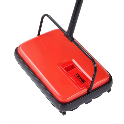 

VEVOR Spazzola per Tappeti Manuale, Spazzola con Capacità Contenitore della Polvere 300 ml, Facile da Svuotare, Larghezza di Pulizia 17 cm, per Tappeti, Peli di Animali Domestici, Rosso