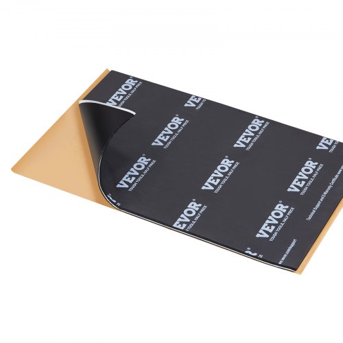

VEVOR Tappetino Fonoassorbente 5,1 mm Isolamento Acustico per Auto 2,3m² Materiale Fonoassorbente per Veicoli Gomma Butilica 247,9x390,9mm, Tappetino Tagliabile Isolante Antirumore per Veicoli Auto