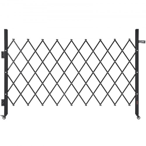 

VEVOR Cancello di Sicurezza Pieghevole Singolo 1900 x 1310 mm Cancello a Forbice Bloccabile in Acciaio per Esterni, con Ruote Girevoli a 360° per Sicurezza di Ingressi, Garage, Magazzini e Piscine
