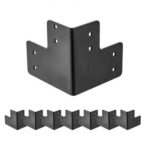 

VEVOR Kit Staffe Angolari per Banco da Lavoro, 165 x 165 x 165 mm, Capacità 1000 kg, Staffa Angolari in Acciaio Robusto per Impieghi Gravosi con Viti, per Piattaforma da Tavolo da Officina, 8 Pezzi