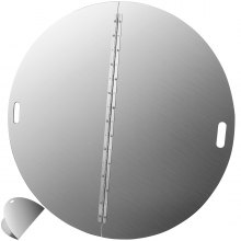 VEVOR Coperchio Pieghevole in Acciaio Inossidabile per Braciere Diametro 101,6 cm