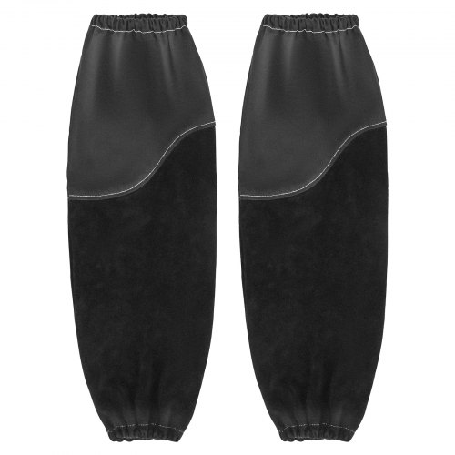 

VEVOR Manicotti da Lavoro Ignifughi per Saldatura Manicotti per Saldatore in Pelle Bovina Cotone Ignifugo con Polsini Elastici per Saldatura, Fabbro Falegnameria, Braccio Protettivo da Lavoro