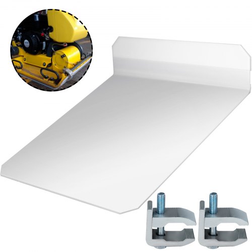 

VEVOR Guarnizione Compattatore Piastra Tappetino con Clip di Montaggio 48,5 x 49 x 0,6 cm, Kit di Copertura della Piastra di Base con Morsetti di Montaggio