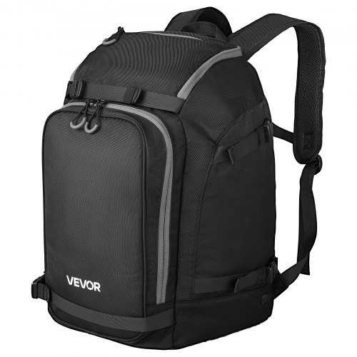 

VEVOR Borsa per Scarponi da Sci, 55L, Zaino da Viaggio per Scarponi da Snowboard, con Esterno e Fondo Impermeabili, Oxford 1680D, Borsa per Sci, Snowboard, Casco, Occhiali, Guanti, Accessori Nero