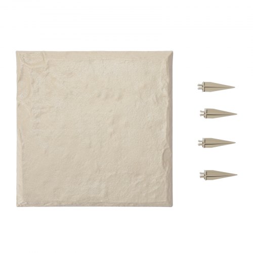 

VEVOR Pietre da Giardino 395 x 395 mm Pietre Decorative con Picchetti, 16 Pezzi, Pavimentazione in Plastica Resistente alle Intemperie, Superficie Liscia, Passerelle Esterne per Prato, Patio, Beige