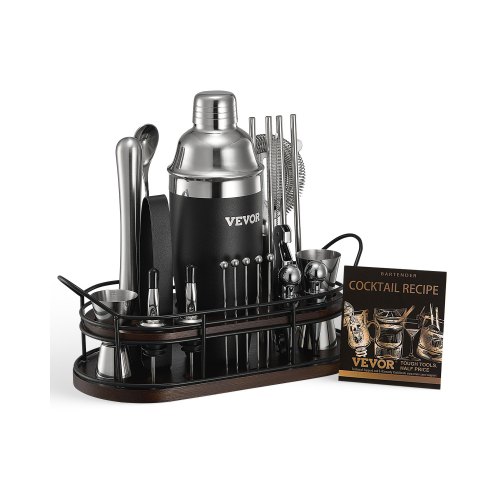 

VEVOR Agitatore per Cocktail Set 23 Pezzi Kit Barista Strumenti Argento