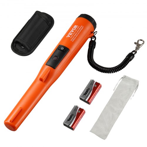 

VEVOR Metal Detector Pinpointer Portatile Impermeabile IP68, Puntatore di Metalli Profondità di Rilevamento max. 114mm 3 Modalità, Rilevatore per Caccia Tesoro Impermeabile, Puntatore Metal Detector