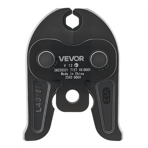 

VEVOR Ganascia di Pressatura V12, Ganascia da 12 mm per Tubi in Acciaio Inossidabile a V Attrezzatura per Crimpatura in Acciaio Cementato Compatibili con Utensili di Pressatura Standard