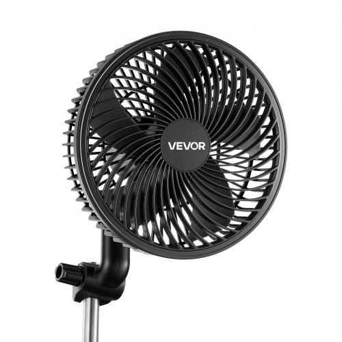 

VEVOR Ventilatore a Clip per Piante, Ventilatore Ricaricabile per Grow Box con Porta USB, 10 Velocità Regolabili, Controllo Intelligente, Oscillazione Potente, Lunga Autonomia per Circolazione d'Aria