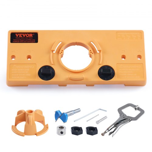 

VEVOR Dima per Cerniere 35/26 mm Kit di Strumento per Installazione Cerniera Foratura in PA66 Acciaio al Carbonio, Strumento per Foratura di Carpenteria per Montaggio di Porte Armadi Mobili Fai da Te