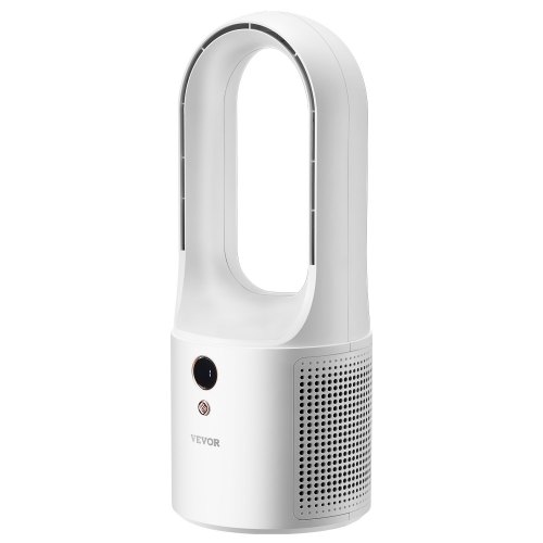 

VEVOR Ventilatore da Tavolo Senza Pale 330 mm Ventilatore da Tavolo Portatile Personale, 6 Velocità USB con Controllo Pulsante, Facile da Pulire, Soffia Aria Fredda per Camera da Letto, Ufficio, Casa