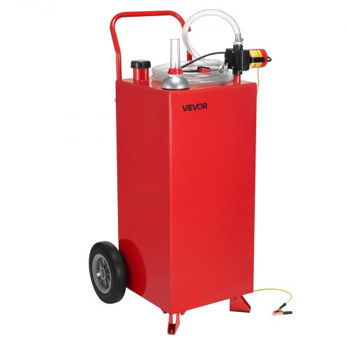 

VEVOR Serbatoio Carburante Portatile con Pompa Elettrica 136 L con Ruote Tubo