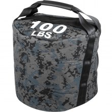 VEVOR Sacco di Sabbia Carico Massimo 100LBS / 45 kg Sacco di Sabbia Nylon 1000D Sacco di Sabbia Camuffamento Borsa di Potenza Borsa di Peso di Sabbia Borsa di Bodybuilding Fitness Nessuna Perdita