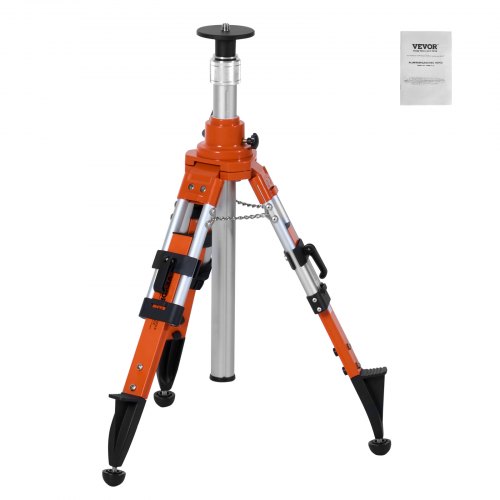 

VEVOR Supporto per Treppiede con Livella Laser, Attacco Filettato, Regolazione Altezza 690-1720 mm, con Bolla Livello Limitatore di Diffusione, Antiscivolo Sollevabili, Capacità Massima 9,07 kg