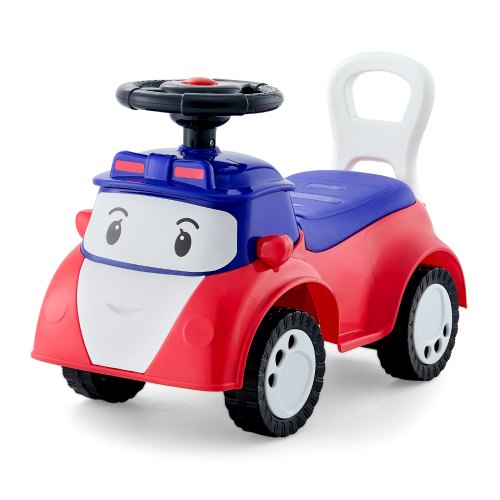 

VEVOR Macchina a Spinta per Bambini, Giocattolo da Cavalcare per Bambini con Musica e Vano Portaoggetti Sotto il Sedile, Capacità di Carico 25 kg, Girello con Appoggio a Terra, Rosso
