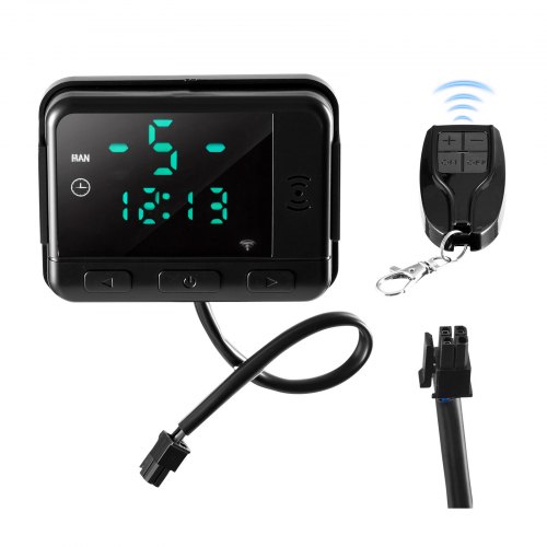 

VEVOR Interruttore per Riscaldatore Diesel DC 5V, Kit Pannello di Controllo per Riscaldatore da Parcheggio da 2 kW/5 kW/8 kW, con Display LCD e Telecomando, Parte di Ricambio per Manutenzione