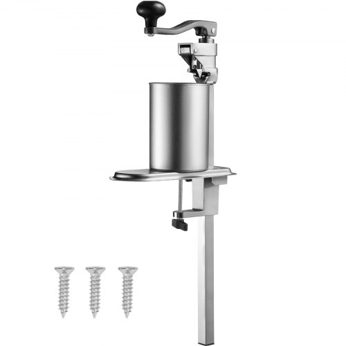 

VEVOR Apriscatole Commerciale, Apriscatole Manuale in Acciaio da Tavolo per Lattine Alte Fino a 30 cm, Regolabile in Altezza con Viti e Morsetto da Tavolo, per Ristoranti e Hotel, 253 x 113 x 742 mm