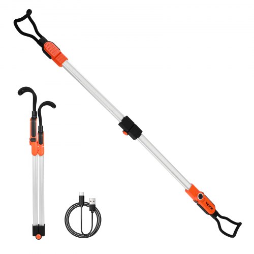 

VEVOR Luce da Lavoro Sottocofano 2300 LM Luce LED Brillante Ricaricabile da 6000 mAh Barra Luminosa da Lavoro Portatile per Meccanici Senza Fili con Ganci, per Riparazione Auto, Ispezione, Garage