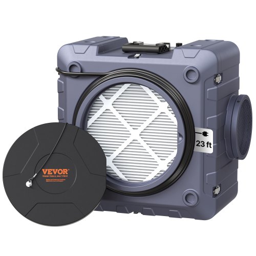 

VEVOR Purificatore d'Aria con Filtrazione a 3 Stadi, Macchina per Aria Negativa Impilabile da 550 CFM, Filtro dell'Aria con MERV10, Carbone, HEPA H13, Uso Domestico, Industriale e Commerciale