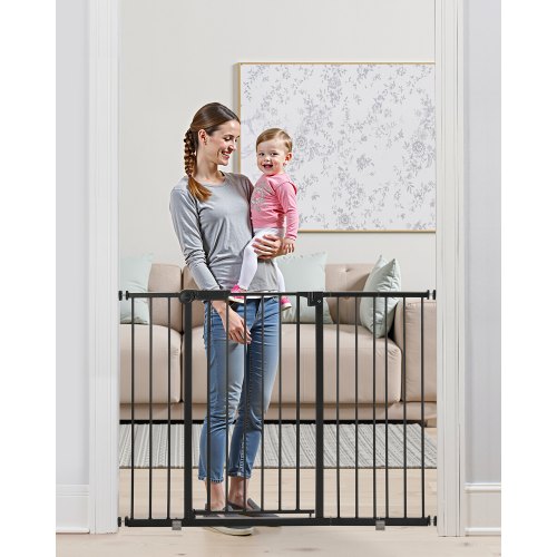 

VEVOR Cancello Regolabile Larghezza 121,9 cm Altezza 914 mm Nero per Animali