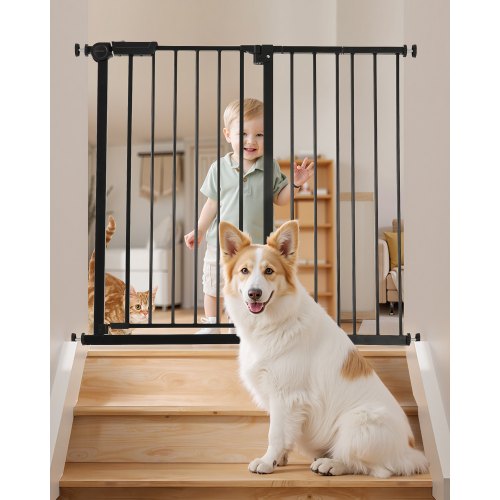 

VEVOR Cancello Bambini Regolabile 65 a 101,6 cm Larghezza Altezza 914 mm Nero