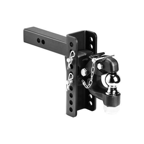 

VEVOR Gancio a Perno, 9070 kg, Gancio a Perno da 5,08 cm, Ricevitore, Sfera di Attacco Combinata 5,87 cm, Adatta per Anello Lunetta, Lunghezza 39,6 cm, Rivestimento a Polvere, Nera