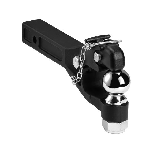 

VEVOR Gancio a Perno, 9070 kg, Gancio a Perno da 5,08/6,35 cm, Ricevitore, Sfera di Attacco Combinata 5,87 cm, Adatta per Anello Lunetta, Lunghezza 39,6 cm, Rivestimento a Polvere, Nera