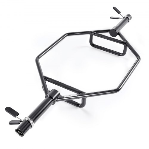 

VEVOR Barra per Manubrio Esagonale con Impugnatura Antiscivolo per Allenamento 50 mm Capacità di Carico 360 kg, Attrezzatura per Sollevamento Pesi Allenamento della Forza, da Palestra per Squat