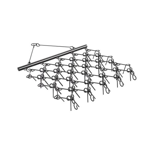 

VEVOR Erpice a Trascinamento a Catena, con 60 Denti Affilati, Accessori per Trattori UTV per Livellamento del Paesaggio Manto Erboso, Erpice per Vialetto Cortile, 1780 x 1470 x 110 mm