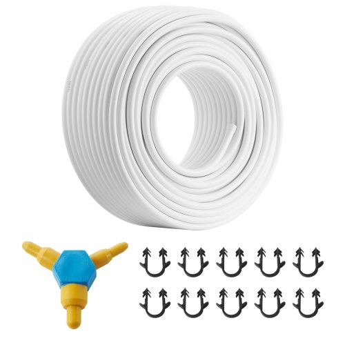 

VEVOR Tubo PEX Alluminio per Riscaldamento a Pavimento Rotolo 100m, Tubo PEX-AL-PEX in Composito Alluminio-Plastica Φ16mm Spessore 2mm, Tubo Barriera all'Ossigeno per Liquido Gas Acqua Calda Fredda