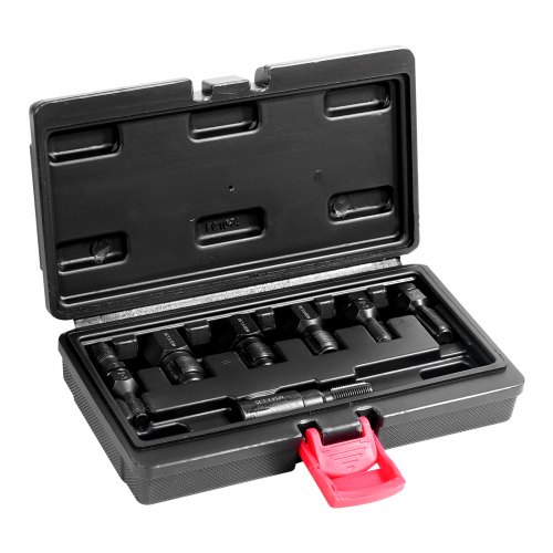 

VEVOR Frese per Filettatura Metrica, Set di 7, Set di Frese per Filettatura Metrica M10 M12 M14 M18 M20 M22 Realizzato in Acciaio al Carbonio Trattato Termicamente per Riparazione della Filettatura