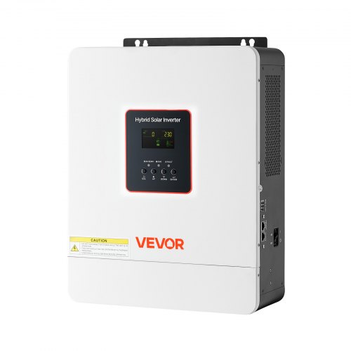 

VEVOR Inverter Solare Ibrido 4000 W da 24 V CC a 230 V CA, Inverter e Caricabatterie a Onda Sinusoidale Pura con Regolatore Solare MPPT da 120 A Integrato, Modulo WiFi, Monofase