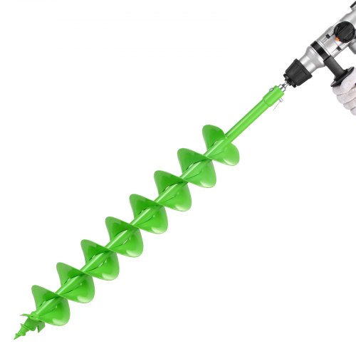 

VEVOR Punta da Trapano a Coclea per Piantagione, Punta da Trapano a Spirale Ø100 x 790 mm, Compatibile con Trapani con Attacco da 20 mm, Accessori per Perforazione Pali da Giardino