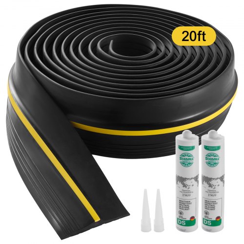 

VEVOR Striscia Sigillante per Davanzale Porta Garage 6,09 m Striscia Sigillante Inferiore per Porta Garage con Striscia Adesiva Resistente alle Intemperie per Fondo Porta Garage, Impermeabile, Nero