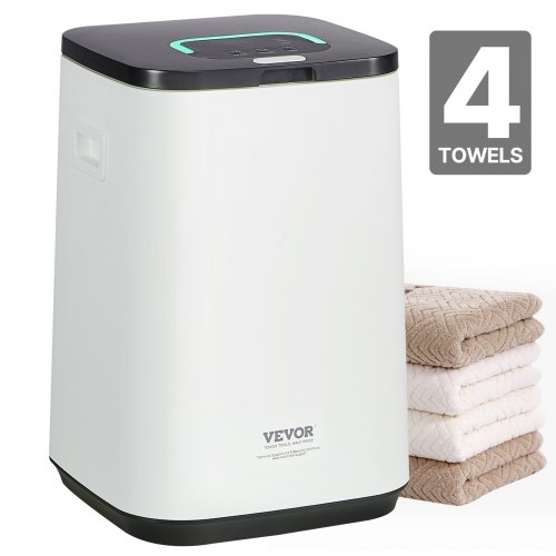 

VEVOR 20L Grande Scaldasalviette Secchio con Schermo LED e Spia Luminosa a Forma di U, Scaldasalviette Intelligenti con Timer Regolabile, Accappatoio, Coperta Pigiama, Spegnimento Automatico, Bianco