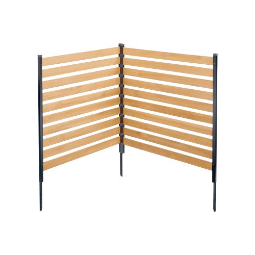 

VEVOR Recinzione per Riservatezza in Legno 2 Pannelli, 1100 x 982 x 1085 mm, Schermo per Recinzione per Condizionatore d'Aria, Recinzione per Piscina con Picchetti in Metallo, per Decorazione Esterno