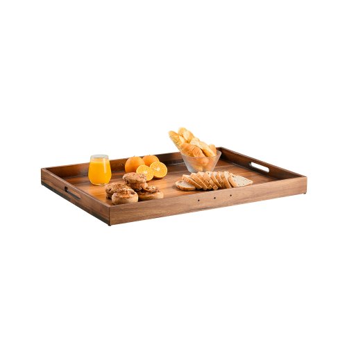 

VEVOR Copertura per Fornello in Legno di Acacia con Maniglie Integrate Naturale