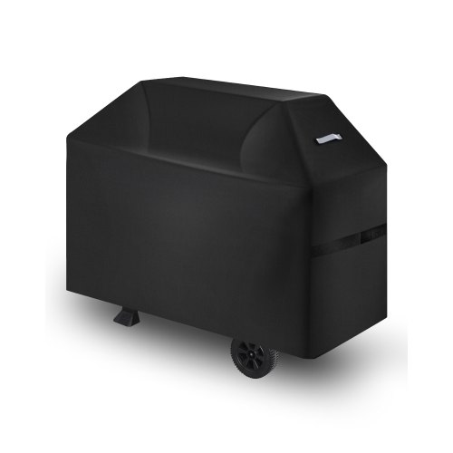 

VEVOR Copertura per Barbecue all'Aperto, Impermeabile, Resistente allo Sbiadimento e Intemperie, Poliestere 600D Resistente, Facile da Indossare, con Cinghie a Strappo, 132 cm Nero