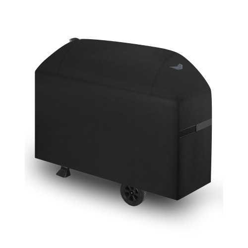 

VEVOR Copertura per Barbecue all'Aperto, Impermeabile, Resistente allo Sbiadimento e alle Intemperie, Poliestere 600D Resistente, Facile da Indossare, con Cinghie a Strappo, 160 cm Nero