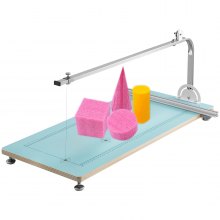 VEVOR Tagliatrice di Schiuma 78 x 33 x 5,5 cm HT1 Macchina Taglia Polisterolo 20CM con Stampo da Taglio Circolare in Fuoco MDF e Lega per Tagliare Schiuma, Spugna, Cotone Perlato, Nastro, Cartone