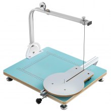 VEVOR Tagliatrice di Schiuma KD6 Macchina Taglia Polisterolo 20CM con Stampo da Taglio Circolare Materiale MDF Fuoco e Lega per Tagliare Schiuma, Spugna, Cotone Perlato, Nastro, Cartone KT