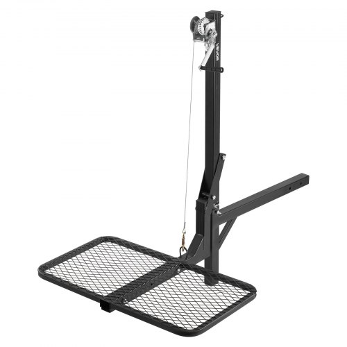 

VEVOR Argano per Cervi con Piattaforma di Sollevamento, Carico di 136 kg, Verricello per Selvaggina con Ricevitore da 50,8 mm, Girevole a 360 Gradi e Gancio Pieghevole per Spostare la Selvaggina