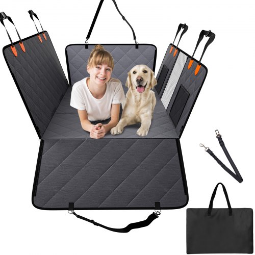 

VEVOR Coprisedile Auto Cani Sedile Posteriore Impermeabile 600D 142x77 cm 181 kg