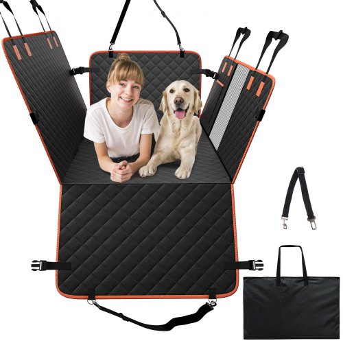 

VEVOR Coprisedile Auto Cani Sedile Posteriore Impermeabile 600D 129x70 cm 158 kg