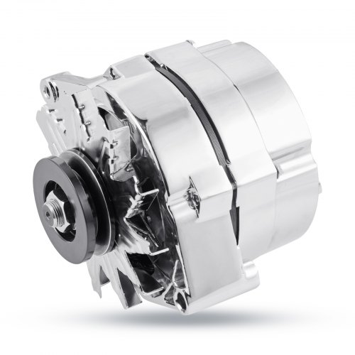 

VEVOR Alternatore per Auto 7127-SE105C, per Street Rod Autoeccitante a 1 Filo GM 305 350 BBC SBC, Apollo 4.1L 1973-1974, Century 2.5L 1982, Alternatore di Ricambio 1-2400-11DR-2, 7127-SECN-100A