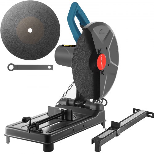 

VEVOR Troncatrice Radiale per Legno, 2200W Sega Troncatrice, Velocità 3.900 giri/min Professionale Troncatrice, 355mm Sega per Metalli, Angolo 0-45 gradi, Usato per Tagliare Tubi, Angolari, Canaline