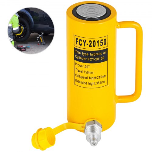 

VEVOR Martinetto idraulico con cilindro idraulico a semplice effetto da 20T 15cm a corsa